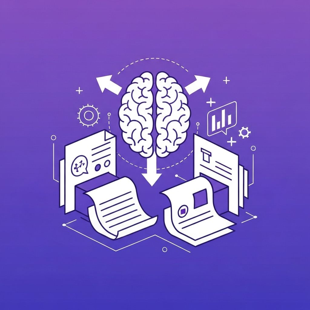 AI automation icons